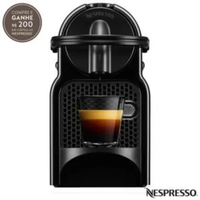 Cafeteira Nespresso Inissia Preta para Café Espresso - D40 por R$ 199