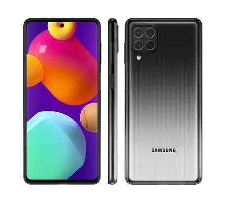 Smartphone Samsung Galaxy M62 128GB Preto - 4G 8GB RAM Tela 6,7” Câm. Quádrupla + 32MP