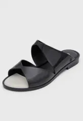 Melissa Rasteira Melissa Silky Slide Preto | R$ 34,99