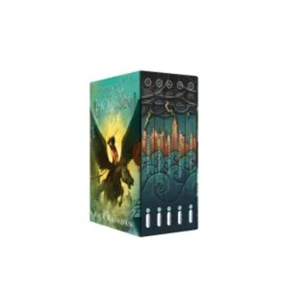 Box Percy Jackson e os Olimpianos - Capa Nova R$ 95