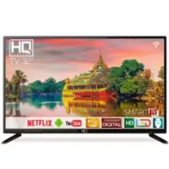 Smart TV LED 32" HQ HD HQSTV32NP Netflix Youtube 2 HDMI 2 USB Wi-Fi