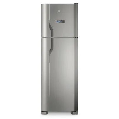 Geladeira Electrolux Frost Free 371L Turbo Congelamento Duplex Cor Inox (DFX41) 220V