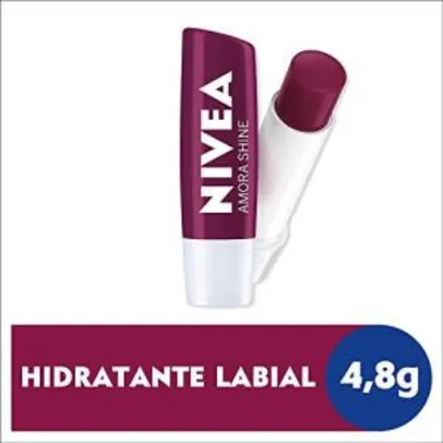 [PRIME] Protetor Labial Nivea Amora Shine 4,8G R$11