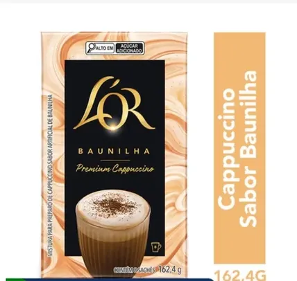 Cappuccino Premium L'OR Baunilha 8 uni.