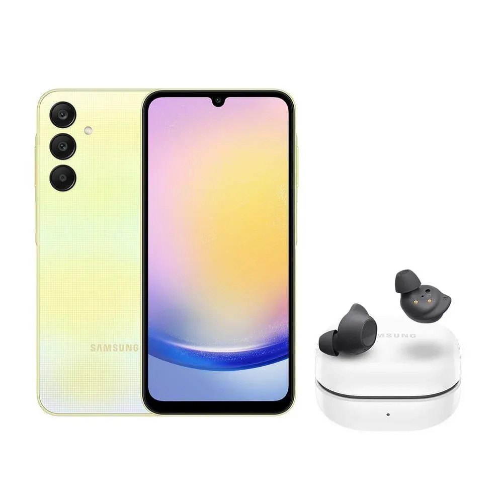 Imagem do produto Samsung A25 5G (128GB),   + Galaxy Buds FE, Grafite, Combo