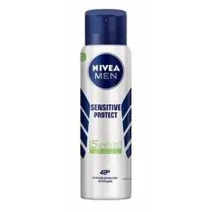 Desodorante Antitranspirante Aerosol Nívea Sensitive Protect 150ml , Compre 2 Pague 1 | R$7