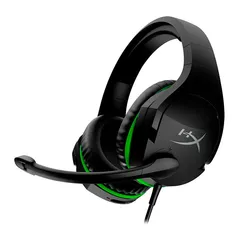 Headset Gamer HyperX CloudX Stinger, Som Estereo, Drivers 50mm, Preto e Verde, HX-HSCSX-BK/WW