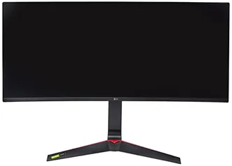 MONITOR GAMER CURVO ULTRAWIDE 34" IPS 144HZ LG 34GL750-B.AWZM, Preto