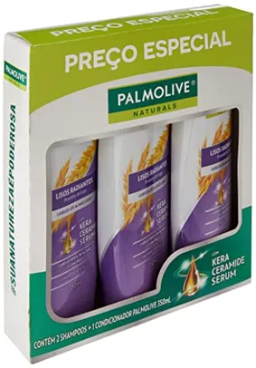 Shampoo E Condicionador Palmolive Naturals Nutri-Liss 350Ml Promo Leve 2 Shampoos + 1 Condicionador