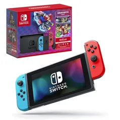 Nintendo, Videogame, Nintendo Switch Console Joy-Con, Mario Kart 8 Digital + 3 Meses Assinatura Nintendo Switch Online