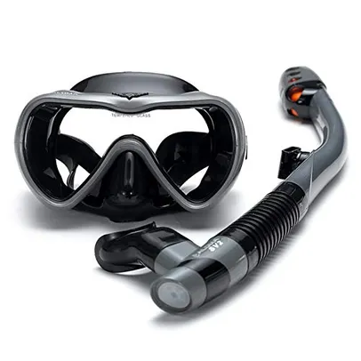 Snorkeling Anti-embaçante para Natação Óculos com Respiração Fácil Tubo de Snorkel Seco para Snorkeling Natação Mergulho autônomo