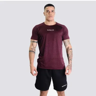 [Leve 4/ Cada R$ 25] Camiseta Masculina Dry Essential  Mescla Alpha CO