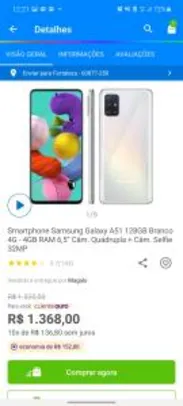 [CLIENTE OURO] Samsung Galaxy A51 128gb