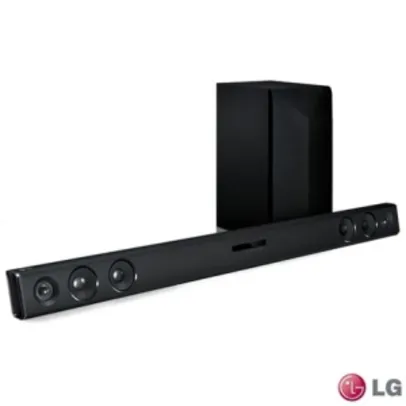 Soundbar LG 2.1 Canais Subwoofer Wireless Bluetooth - 200W RMS - LAS453B - R$599