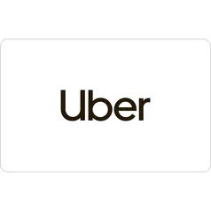 Cartão Digital Uber 2X R$50,00 = R$100