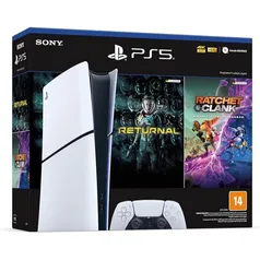 Console Sony Playstation 5 - SLIM - 1TB - Edição DIGITAL C/ 2 Jogos - CFI-2014B01X