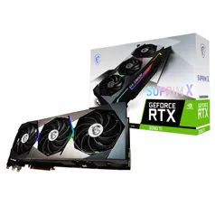 Placa de Vídeo MSI NVIDIA GeForce RTX 3090 Ti SUPRIM X, 24GB, GDDR6X, DLSS, Ray Tracing