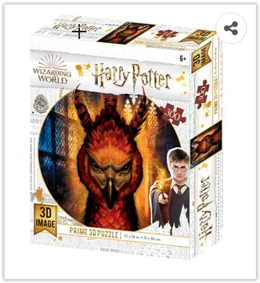 Quebra Cabeça Harry Potter Fawkes 3D BR1324 Multikids - 300 Peças | R$ 48