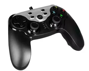 Controle Gamer Dazz Cyborg 62000058 PS3/PC com Fio - Preto/Prata