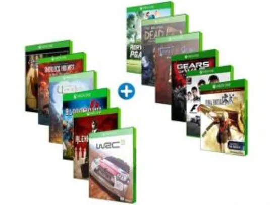 12 Jogos para Xbox One - Microsoft por R$ 224,91