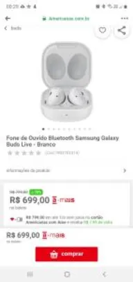 Samsung Galaxy Buds Live | R$699