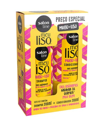 Kit Salon Line Meu Liso Muito + Liso - Shampoo + Condicionador único