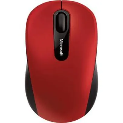 Mouse Bluetooth Mobile 3600 Vermelho - Microsoft - R$30