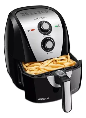 [MELI+] Fritadeira Sem Óleo Air Fryer Af-55i 5,5l Mondial Cor Preto 127V