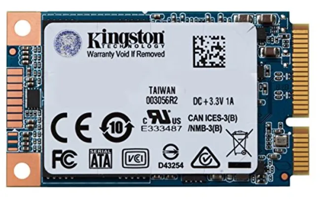 [Prime] SSD Kingston De 480GB Formato Msata Série Uv500 Para Desktop e notebook | R$ 863