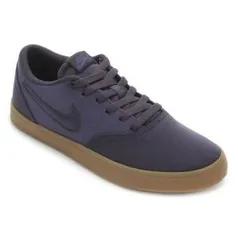 Tênis Nike Sb Check Solar Cnvs Masculino - Azul+Roxo (nº 38) - R$88