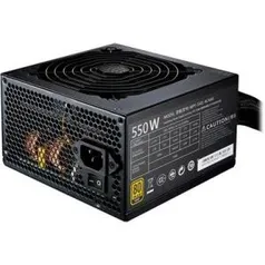 Fonte Cooler Master MWE 550W 80Plus Gold | R$510