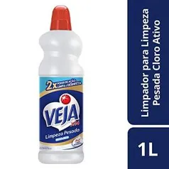 Limpador Veja X-14 Limpeza Pesada 2 em 1 com Cloro Ativo, 1L