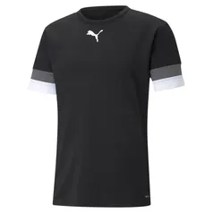 Camisa Puma teamRise Masculina - Cinza+Branco