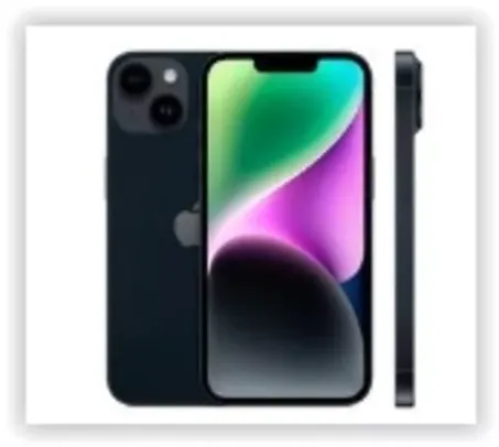 Iphone 14 Plus Apple, 128GB, Câmera Dupla 12MP + Selfie 12MP, Tela de 6.7", Meia-noite - MQ4X3BR/A