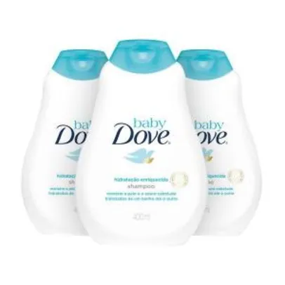 kit Shampoo Baby Dove Hidratação Enriquecida 400 ml - R$26