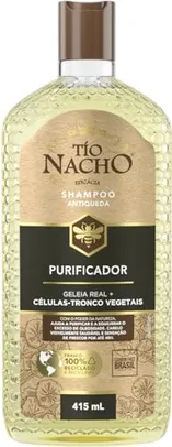 [ PRIME | REC ] Tio Nacho - Shampoo Purificador combate e equilibra a oleosidade, 415ml, Cabelos visivelmentes mais saudáveis