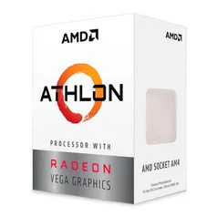 ATHLON 3000G DUAL-CORE 3.5GHZ 5MB CACHE AM4, YD3000C6FBBOX | R$326