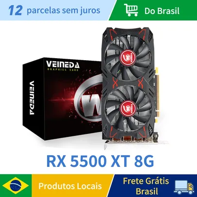 [Do Brasil] VEINEDA RX 5500, 8GB, 128Bit 