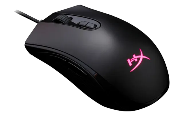 Mouse Gamer HyperX Pulsefire Core RGB, 6200 DPI, 7 botões programáveis, USB, Black