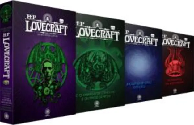Box HP Lovecraft - Os Melhores Contos - 3 Volumes R$25