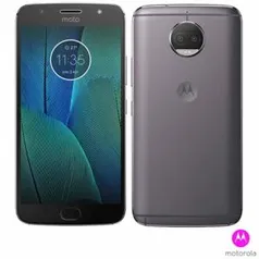 Moto G5S Plus Platinum Tela de 5,5”, 4G, 32 GB e Câmera Dual de 13 MP + 13 MP - R$ 948