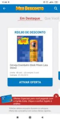 [App Clube Extra - SP] Cerveja Eisenbahn 350ml - R$0,80OFF na unidade.