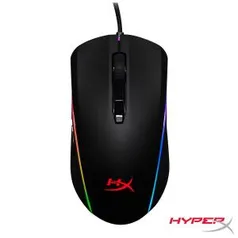 Mouse Gamer Hyperx Pulsefire Surge RGB 16000 DPI Preto Com Cinza