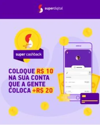 Super Cashback Banco Super Digital