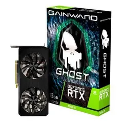 Placa de Vídeo Gainward NVIDIA GeForce RTX 3060 Ti Ghost, LHR, 8GB, GDDR6, 256Bit, DLSS, Ray Tracing