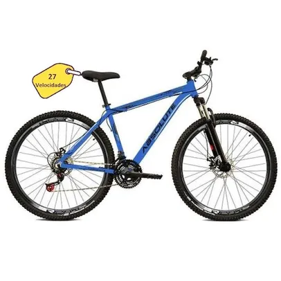 Bicicleta Aro 29 Absolute Nero 3 Alumínio 27v K7 Freio a Disco Mecânico Garfo com Suspensão - Azul