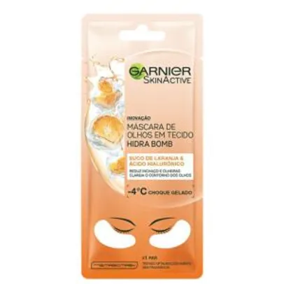 Garnier SkinActive Hidra Bomb Suco de Laranja e Ácido Hialurônico - Máscara para Área dos Olhos 6g | R$10