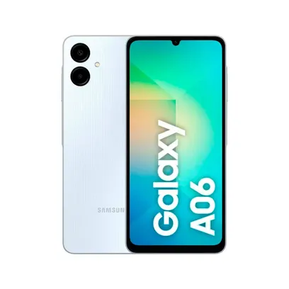 Foto do produto Celular Samsung Galaxy A06, 128GB, 4GB RAM, Tela 6.7", Câm. Traseira 50+2MP, Frontal 8MP Branco