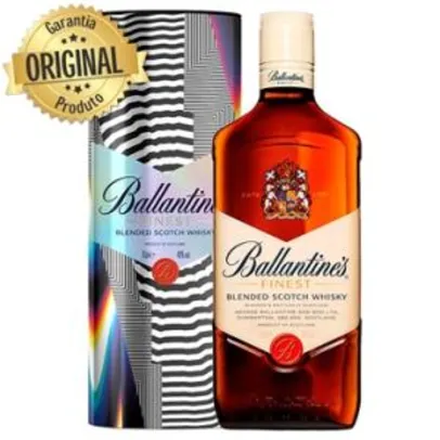 Whisky Ballantine's Lata Decorativa Finest 750ml - R$49