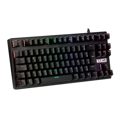 Teclado Mecanico Gamer Mancer Ghoul, RGB, ABNT2, Switch Outemu Azul, MCR-GHL-RGB01